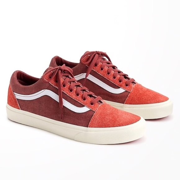 j crew vans red